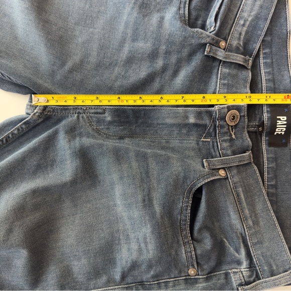 Paige Lennox men Jeans Gray-blue  Slim Fit Stretch Sz 31 - Picture 8 of 11